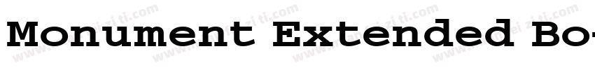 Monument Extended Bo字体转换